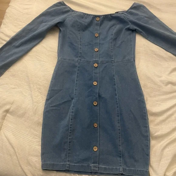 Blashe | Dresses | Blashe Denim Dress | Poshmark